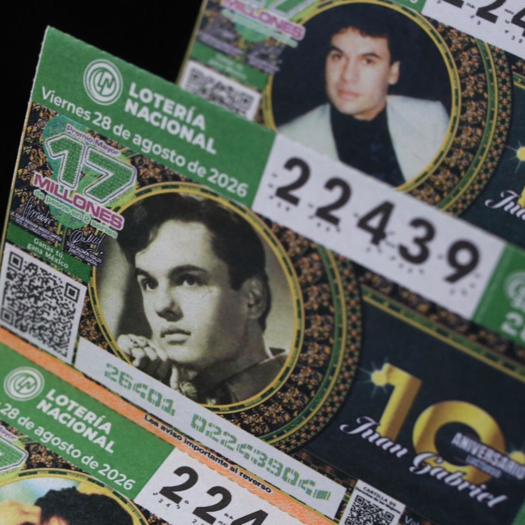 Billete de la Lotería Nacional, Sorteo Superior 2896 dedicado a Juan Gabriel.